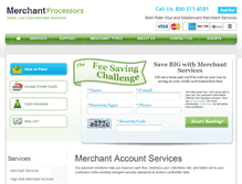 Tablet Screenshot of merchantprocessors.com